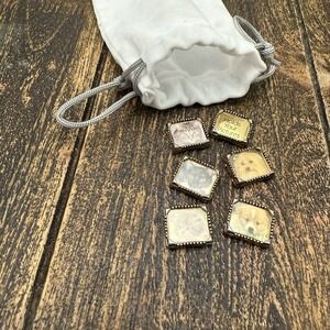 KIS Mini Picture Frame Charm Lot of 6 Animal Lover Jewelry DIY Custom